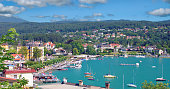 Village of Velden at Lake Woerthersee,Carinthia,Austria