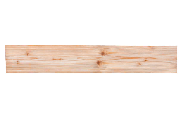 istock Brown wooden board with natural striped pattern for background, wooden surface for add text or design decoration. isolated on white background with clipping path. 889418124