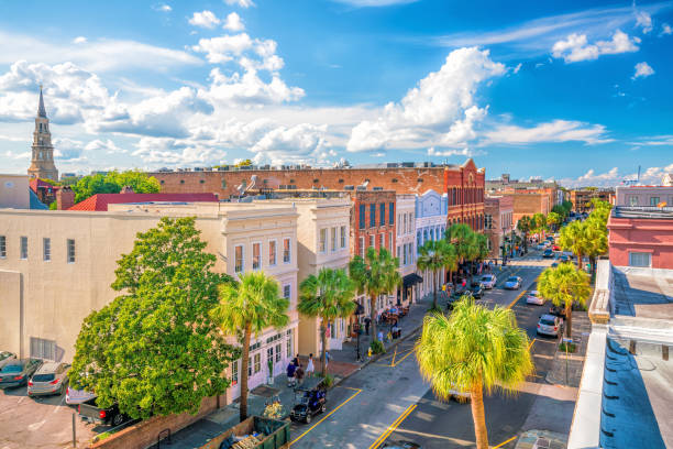 istock Historical downtown area of  Charleston 889418248