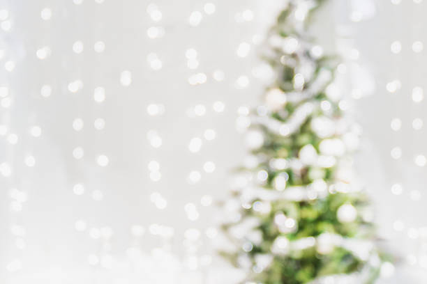 istock Christmas tree with light decoration blur bokeh background,Backdrop for holiday festival concept. 889418432
