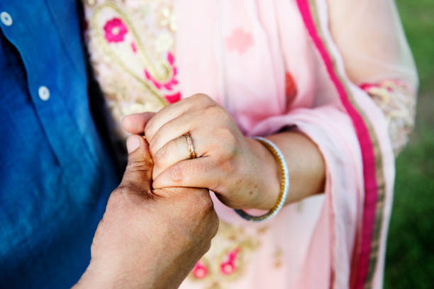 istock Indian Couple Love Care Concept 889421582