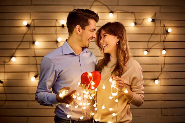 istock A loving couple with a heart. 889441434