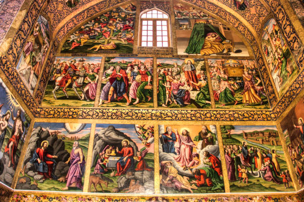istock Inside the Vank cathedral in Isfahan, Iran 889441468