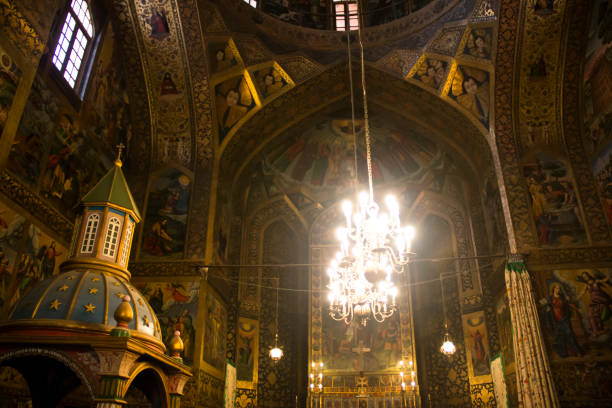 istock Inside the Vank cathedral in Isfahan, Iran 889458162