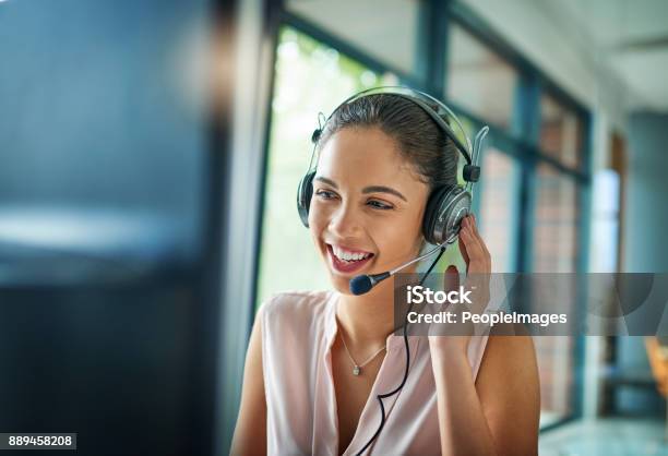 Youve Reached Our Support Line Stock Photo - Download Image Now - Customer Service Representative, Service, Call Center