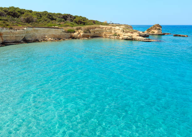 istock Sea beach Punticeddha Beach, Salento, Italy 889463660
