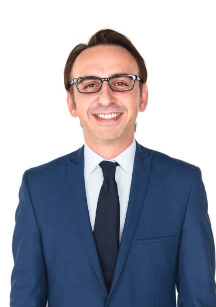 istock Happy business man facial expession 889474002