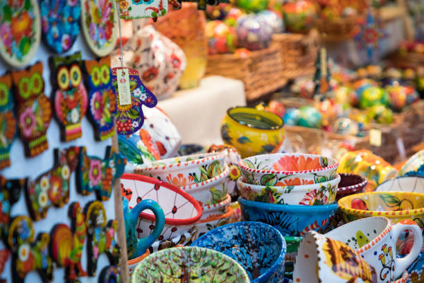 istock Christmas decorations on the market in Berlin, Germany. 889476632