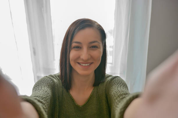 istock Cute smile for my selfie 889504528