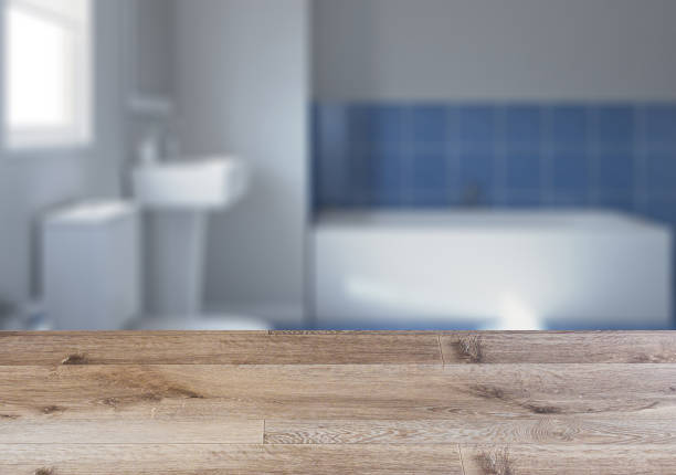 istock Empty wooden table. Flooring. Background with wooden table. 889506758