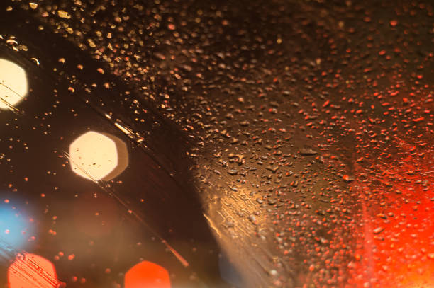 istock Rainy evening in the city.Selective focus.Background. 889516972