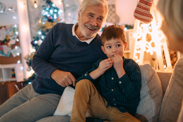 istock Christmas with grandparents 889522044