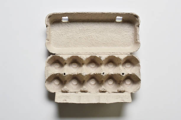 Empty Eggs Carton Empty Eggs Carton egg carton stock pictures, royalty-free photos & images