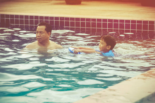 istock Parent and child playing outdoors. Summer vacation concept 889526142