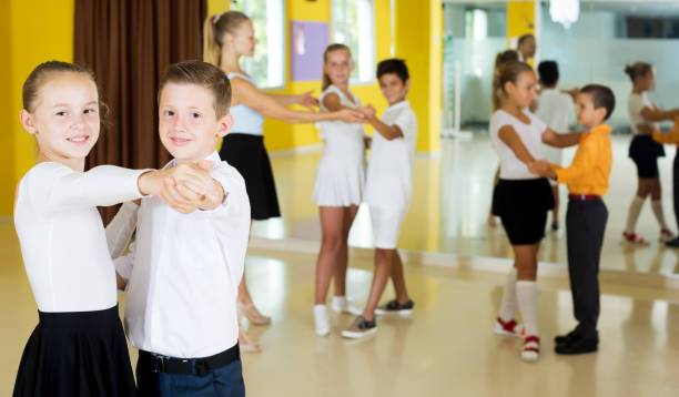 istock Children studying of partner dance 889527552