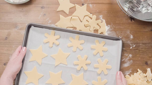 istock Baking Christmas sugar cookies for Santa. 889529820