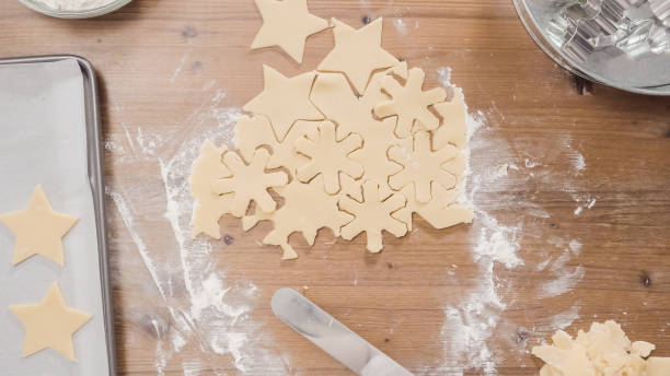 istock Baking Christmas sugar cookies for Santa. 889529888