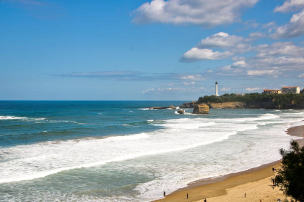 istock La grande plage, the great beach of Biarritz 889548804