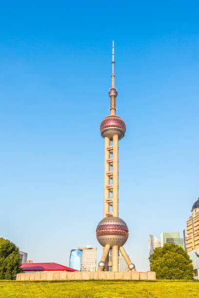 istock Oriental Pearl Tower in Shanghai, China 889557156