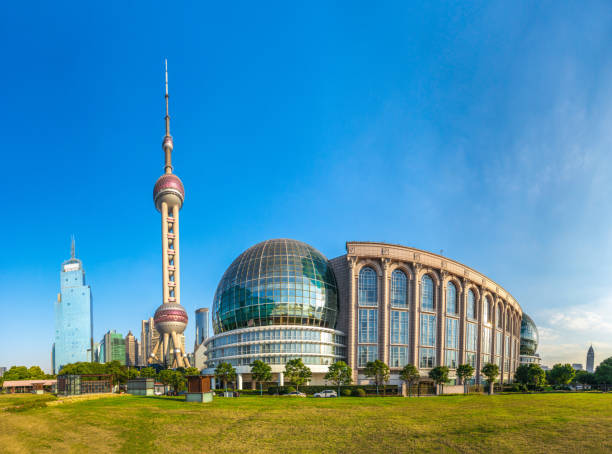 Skyline view in Shanghai, China