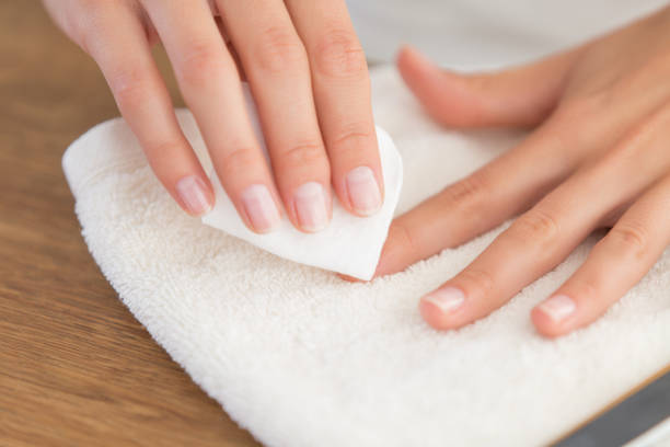 istock woman preparing french manucure 889563916