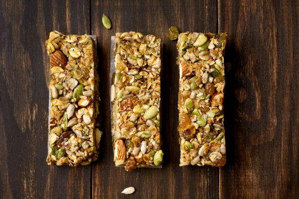 istock Cereal granola bar. Energy snack 889563960