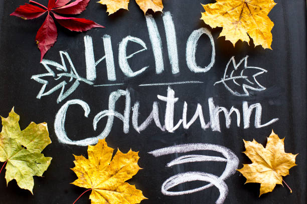 istock Background with autumn yellow leaves 889567878
