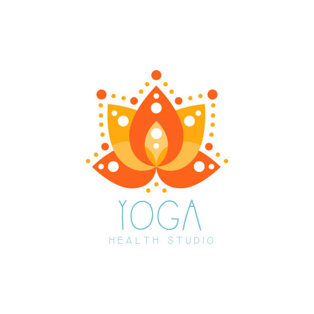 Yoga Brand With Lotus Logo