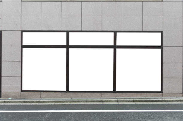 istock Shop Boutique Store Front with Big Window and Place for Name 889571072
