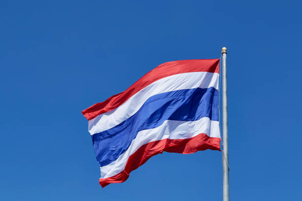 istock National flag of Thailand 889573144