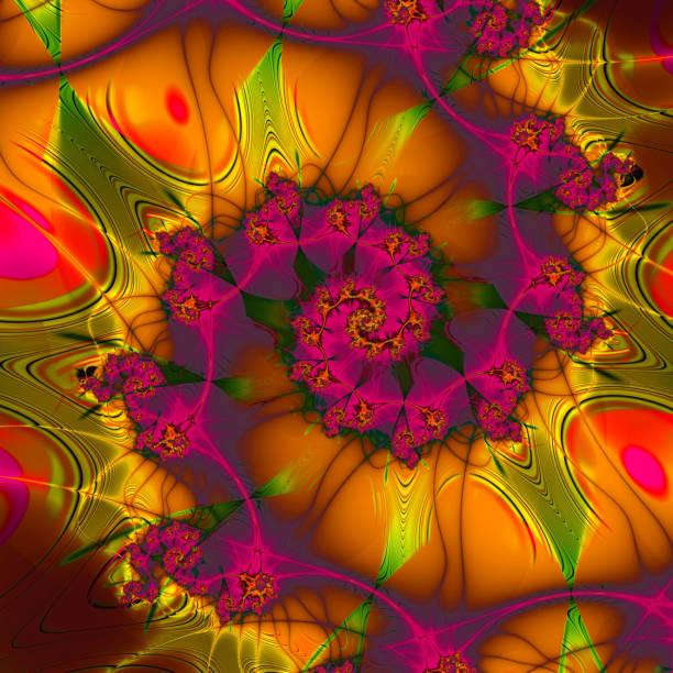 istock Colorful symphony. Spiral of space. 889573508