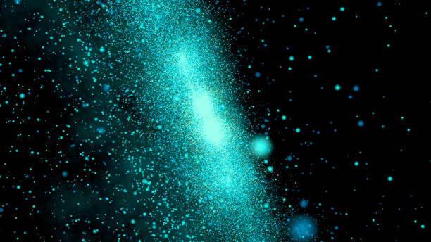 istock By modeling, cosmos and nebulae, blue background 889581594