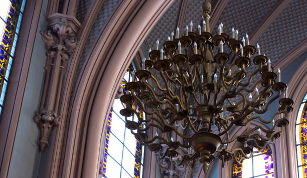 istock interior of the Catholic Cathedral, with gilding 889592238