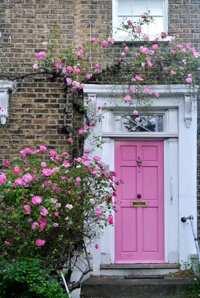 Photo of pink door