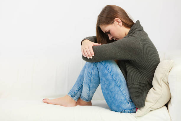 istock Unhappy and sad woman 889615410
