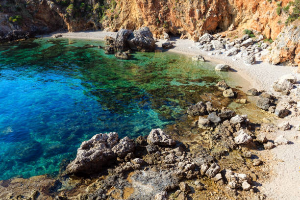 istock Sea bay in Zingaro Park, Sicily, Italy 889615732