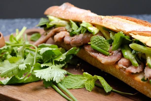 istock Close up Homemade   Banh Mi  Thai Style. (selective Focus) 889618622