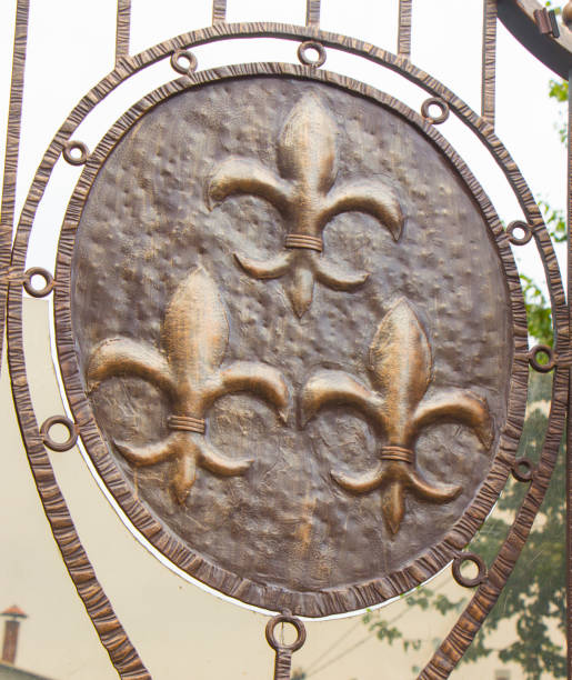 istock close-up of forged element, vintage fence 889641440