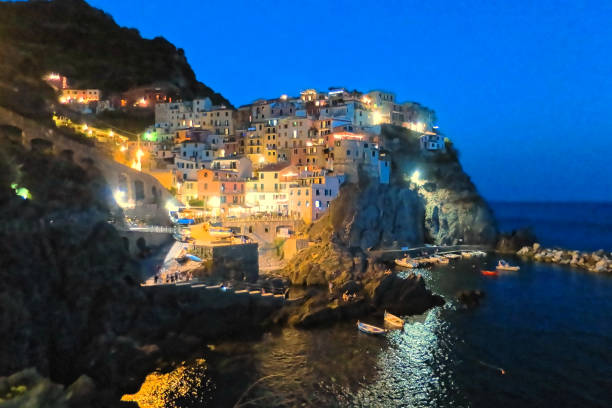 istock Manarola by night - Cinque Terre - Italy 889650876