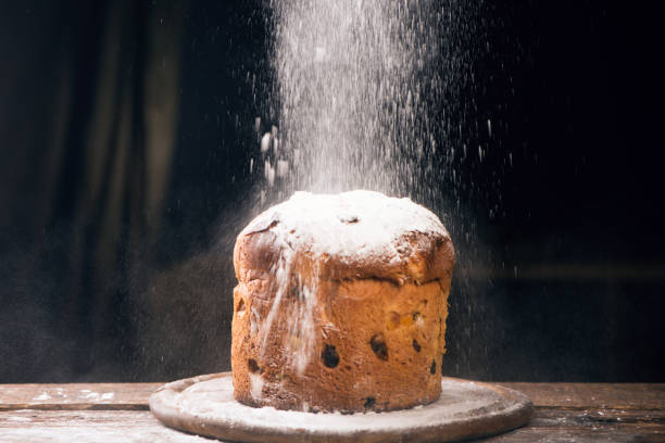 istock Panettone the italian traditional christmas cake 889657728
