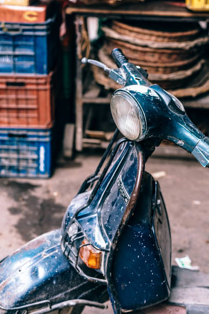 istock Parked Motorbike 889658166
