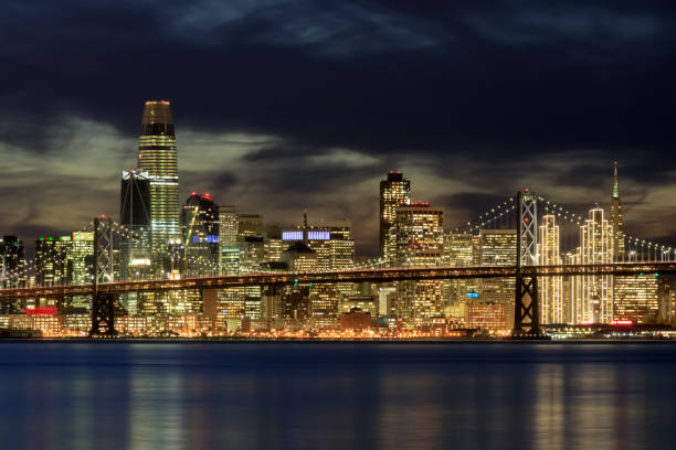 istock San Francisco Skyline in Holiday Lights 889667424