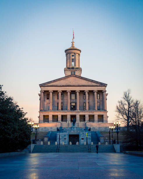 dom stanowy tennessee - tennessee nashville capital government zdjęcia i obrazy z banku zdjęć