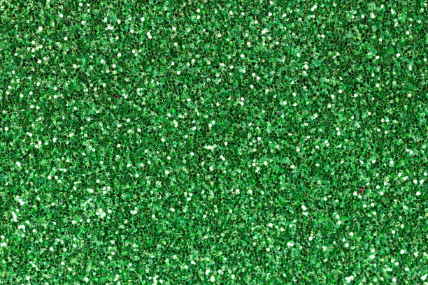 istock Bright green ethylene vinyl acetate EVA with glitter 889751962