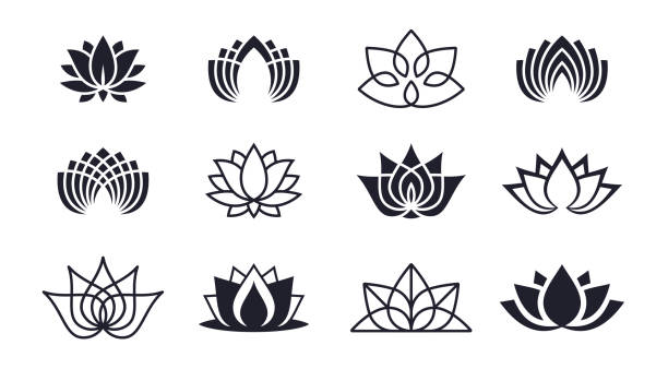 바하이 잎과 - symbols of peace illustrations stock illustrations