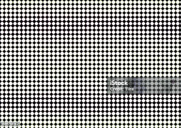 Led Screen Vector Texture Screen Pixel Pattern Led Background Digital Pattern  Stock Illustration - Download Image Now - iStock