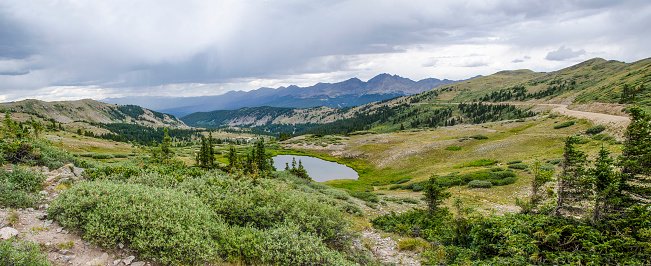 Lost Lake is a lesser known spot off of Cottonwood Pass, that sends you through some forested areas and meadows, that eventually lead to an alpine lake. Colorado Rocky Mountains.