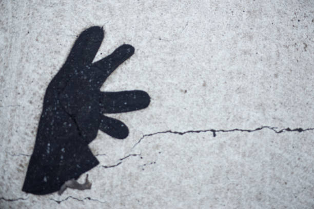 istock Glove at pedestrian crossing 889786116