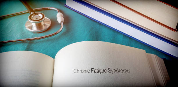 Open Book of Chronic fatigue Syndrome, conceptual image stock photo