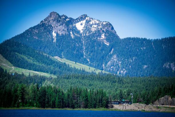landscape nature scenes around columbia river washington state along i-90